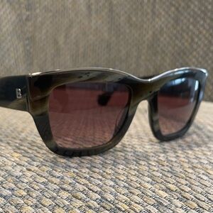 Balenciaga Black and Brown Sunglasses